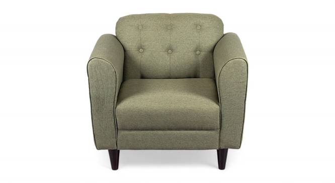 Tyler Solid Wood Contemporary 1+1 Seater Sofa Chairs (Green) by Urban Ladder - - 