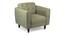 Tyler Solid Wood Contemporary 1+1 Seater Sofa Chairs (Green) by Urban Ladder - - 