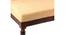 Daylesford Sheesham Wood Mid Century Diwan in DARK WALNUT FINISH with 2 Masands (Cushions) in Multicolour Jacquard Work Fabric (Single Bed Size, Dark Walnut Finish) by Urban Ladder - - 