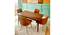Oakmont Sheesham Wood Mid Century 4 Seater Dining Table Set with (Teak Finish) by Urban Ladder - - 