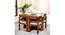 Kingston Sheesham Wood Accent 4 Seater Dining Table Set with NATURAL Teak (Natural Teak Finish) by Urban Ladder - - 