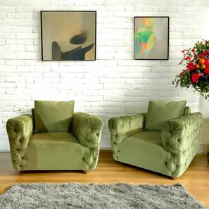ikiriya Jackson Accent Chair in Green Colour-picture-8