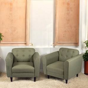 Lounge Chair in Green Colour-image-19