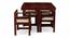 Kingston Sheesham Wood Accent 4 Seater Dining Table Set with (HONEY Finish) by Urban Ladder - - 