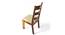 Oakmont Sheesham Wood Accent 6 Seater Dining Set with TEAK FINISH (Teak Finish) by Urban Ladder - - 