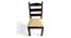 Oakmont Sheesham Wood Accent 4 Seater Dining Table Set with DARK WALNUT (Dark Walnut Finish) by Urban Ladder - - 