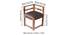 Kingston Sheesham Wood Accent 4 Seater Dining Table Set with TEAK (Teak Finish) by Urban Ladder - Dimension - 987638