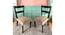Newport Sheesham Wood Accent Set of 2 Dining Chairs in Beige Mossy Fabric Cushioning with DARK WALNUT FINISH (Beige, Dark Walnut Finish) by Urban Ladder - Dimension - 987650