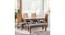 Oakmont Sheesham Wood Accent 6 Seater Dining Table Set with TEAK FINISH (Teak Finish) by Urban Ladder - - 
