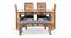 Oakmont Sheesham Wood Accent 6 Seater Dining Table Set with TEAK FINISH (Teak Finish) by Urban Ladder - - 