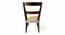 Newport Sheesham Wood Accent Dining Chair in Beige Mossy Fabric Cushioning with DARK WALNUT FINISH (Beige, Dark Walnut Finish) by Urban Ladder - - 