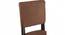 Newport Sheesham Wood Accent Set of 2 Dining Chairs in Taupe Brown Velvet Upholstery with EXTRA DARK MAHAGONY FINISH (Brown, Dark Mahogany Finish) by Urban Ladder - - 