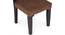 Newport Sheesham Wood Accent Set of 2 Dining Chairs in Taupe Brown Velvet Upholstery with EXTRA DARK MAHAGONY FINISH (Brown, Dark Mahogany Finish) by Urban Ladder - - 