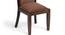 Newport Sheesham Wood Accent Set of 2 Dining Chairs in Taupe Brown Velvet Upholstery with PROVISIONAL TEAK FINISH (Brown, PROVINCIAL TEAK Finish) by Urban Ladder - - 