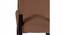 Newport Sheesham Wood Accent Set of 2 Dining Chairs in Taupe Brown Velvet Upholstery with EXTRA DARK MAHAGONY FINISH (Brown, Dark Mahogany Finish) by Urban Ladder - - 