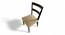 Newport Sheesham Wood Accent Dining Chair in Beige Mossy Fabric Cushioning with DARK WALNUT FINISH (Beige, Dark Walnut Finish) by Urban Ladder - - 