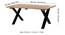 Rosslyn Sheesham Wood Contemporary Dining Table in Teak finish (Teak Finish, Six Seater) by Urban Ladder - Dimension - 987737