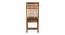 Columbus Sheesham Wood Accent Set of 2 Dining Chairs in Anchor Grey Fabric Cushioning with TEAK FINISH (Teak Finish, Grey) by Urban Ladder - - 