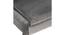 Rosslyn Sheesham Wood Accent Dining Chair in Iron Grey Velvet Upholstery with EXTRA DARK MAHAGONY FINISH (Grey, Dark Mahogany Finish) by Urban Ladder - - 
