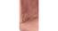 Rosslyn Sheesham Wood Accent Dining Chair in Coral Pink Velvet Upholstery with TEAK FINISH (Teak Finish, Pink) by Urban Ladder - - 