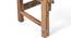 Columbus Sheesham Wood Accent Dining Chair in Anchor Grey Fabric Cushioning with TEAK FINISH (Teak Finish, Grey) by Urban Ladder - - 