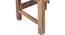 Columbus Sheesham Wood Accent Set of 2 Dining Chairs in Anchor Grey Fabric Cushioning with TEAK FINISH (Teak Finish, Grey) by Urban Ladder - - 