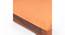 Rosslyn Sheesham Wood Accent Dining Chair in Pumpkin Orange Velvet Upholstery with PINE FINISH (LGO) (Pine Finish, Orange) by Urban Ladder - - 