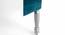 Oliver Sheesham Wood Accent Set of 2 Dining Chairs in Turquoise Sea Velvet Upholstery with SILVER FINISH (Blue, Silver Finish) by Urban Ladder - - 