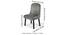 Rosslyn Sheesham Wood Accent Set of 2 Dining Chairs in Iron Grey Velvet Upholstery with EXTRA DARK MAHAGONY FINISH (Grey, Dark Mahogany Finish) by Urban Ladder - Dimension - 987829