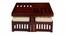Palladio Sheesham Wood Accent Coffee Table Set with 4 Stools in HONEY FINISH (HONEY Finish) by Urban Ladder - - 