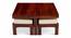 Blane Sheesham Wood Accent Coffee Table Set with 4 Stools in HONEY FINISH (HONEY Finish) by Urban Ladder - - 