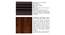 Nordic Sheesham Wood Accent Coffee Table Set with 4 Stools in PROVISIONAL TEAK FINISH (PROVINCIAL TEAK Finish) by Urban Ladder - - 