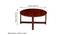 Nashville Sheesham Wood Accent Coffee Table Set with 4 Stools in HONEY FINISH (HONEY Finish) by Urban Ladder - Dimension - 987910