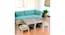 Blane Sheesham Wood Country Side Coffee Table Set with 4 Stools in Antique Multi-colour Finish (Multicolored Finish) by Urban Ladder - - 