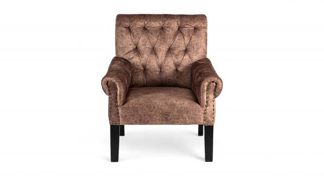 Arista Sheesham Wood Mid Century Lounge Chair (Brown) by Urban Ladder - - 