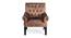 Arista Sheesham Wood Mid Century Lounge Chair (Brown) by Urban Ladder - - 