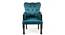 Arista Sheesham Wood Accent  Chair in Turquoise colour (Turquoise) by Urban Ladder - - 