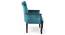 Arista Sheesham Wood Accent  Chair in Turquoise colour (Turquoise) by Urban Ladder - - 