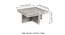 Blane Sheesham Wood Country Side Coffee Table Set with 4 Stools in Antique Multi-colour Finish (Multicolored Finish) by Urban Ladder - Dimension - 987998