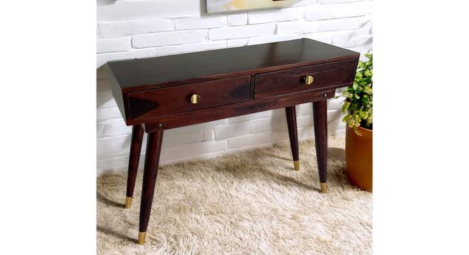Vintara Sheesham Wood Contemporary Console Table in Dark Walnut finish (Dark Walnut Finish) by Urban Ladder - - 