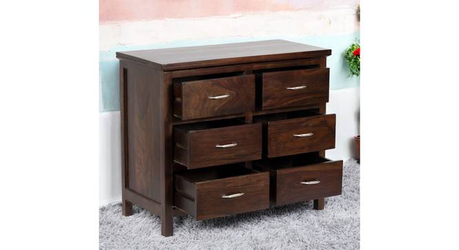 Elder Sheesham Wood Chest of Drawers in PROVISIONAL TEAK FINISH (PROVINCIAL TEAK Finish) by Urban Ladder - - 