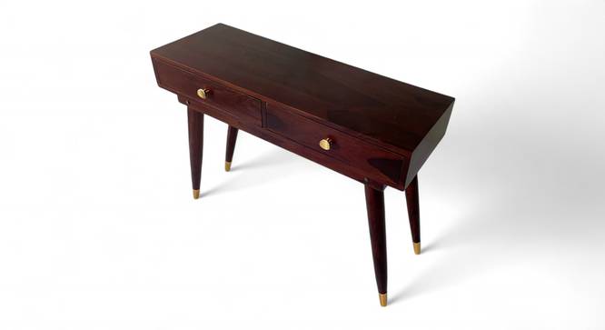 Vintara Sheesham Wood Contemporary Console Table in Dark Walnut finish (Dark Walnut Finish) by Urban Ladder - - 
