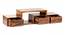 Vintara Sheesham Wood Contemporary TV Entertainment Unit for TV upto 60 inch in TEAK FINISH (Teak Finish, 60 Inch Size) by Urban Ladder - - 