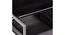 Kerdley Metal Accent 2 Seater Couch / Bench with stroage & (Black Finish) by Urban Ladder - - 