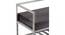 Kerdley Metal Accent 2 Seater Couch / Bench with stroage & (Black Finish) by Urban Ladder - - 