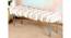 Belmont Sheesham Wood Mid Century 3 Seater Bench with Metal Legs in Beige Fabric (Beige Finish) by Urban Ladder - - 