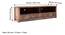 Vintara Sheesham Wood Contemporary TV Entertainment Unit for TV upto 65 inch in TEAK FINISH (Teak Finish, 65 Inch Size) by Urban Ladder - Dimension - 988102
