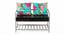 Kerdley Metal Accent 2 Seater Couch / Bench with stroage & (Black Finish) by Urban Ladder - - 