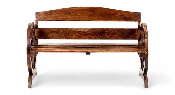 Oakmont Sheesham Wood Traditional 3 Seater Bench (Brown Finish) by Urban Ladder - - 