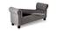 Queens Sheesham Wood Accent 2 Seater Couch / Bench with Storage in Iron (Grey Finish) by Urban Ladder - - 